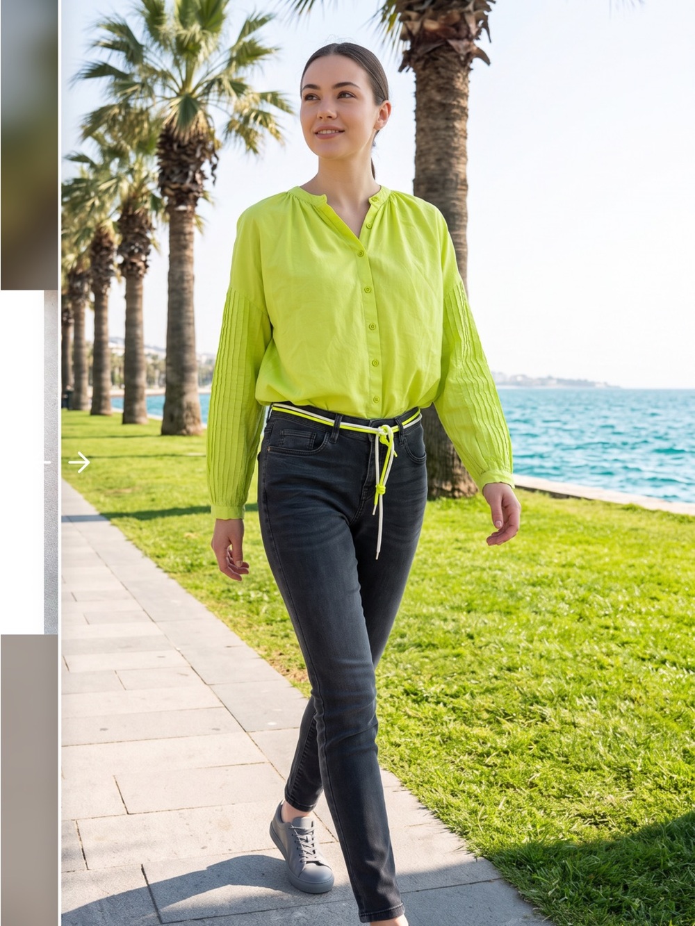 Women’s Skinny Jeans in Dark Gray - Stretch Slim Fit